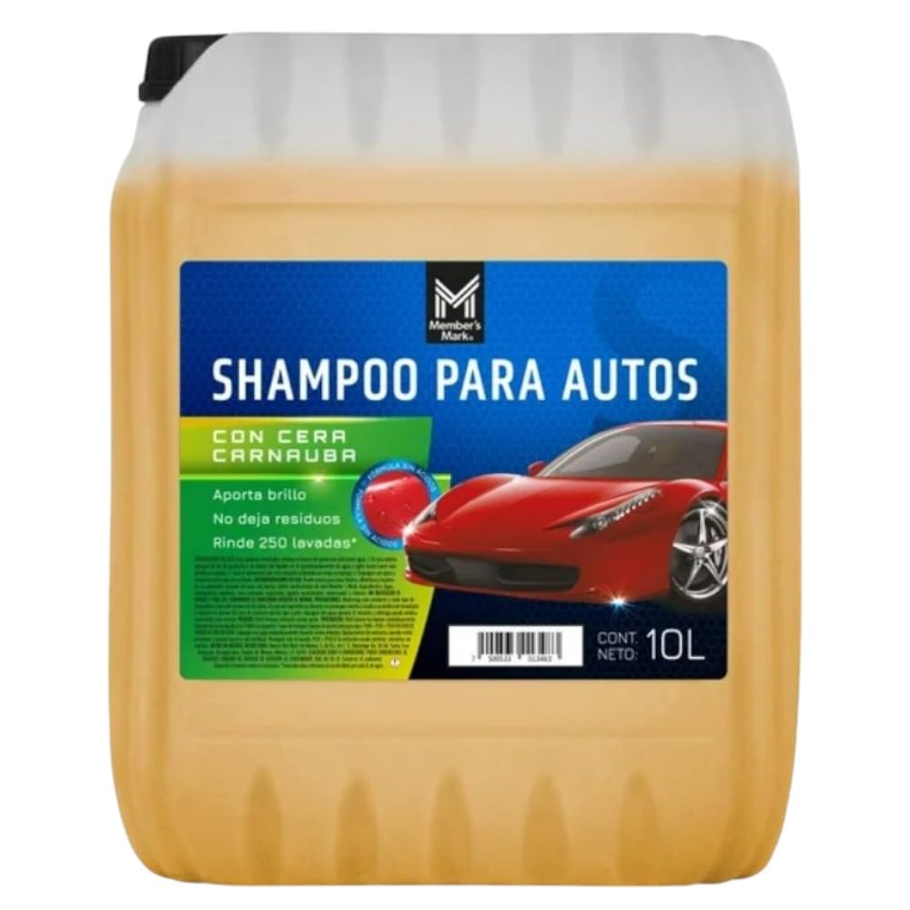 Members Mark - Shampoo para Carro Efecto Cera 10L