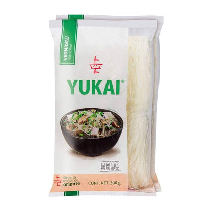 Fideos de Soya Yukai 2 pzas de 300 gr c/u