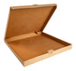 em-pack - 50 Cajas Para Pizza Kraft 45x45x4 Cms (18 Pulgadas)