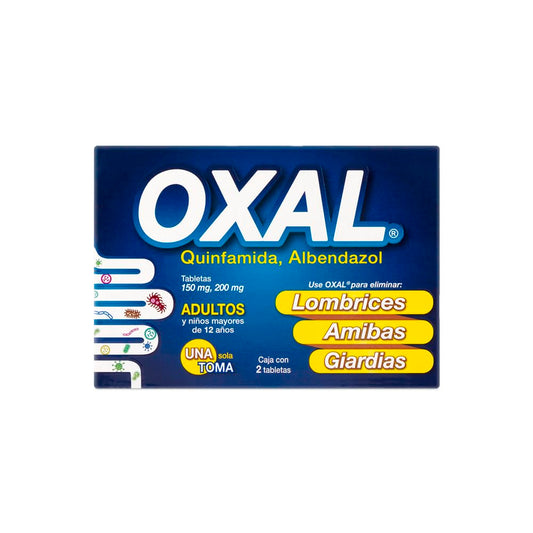 Oxal Antihelmínticos, 2 Tabletas