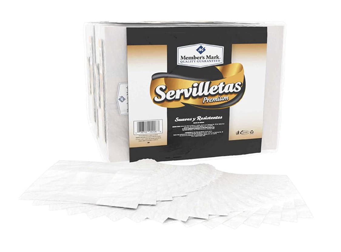 Member´s Mark - Servilletas Member's Mark Premium Con 4 Paquetes Con 100 Pie