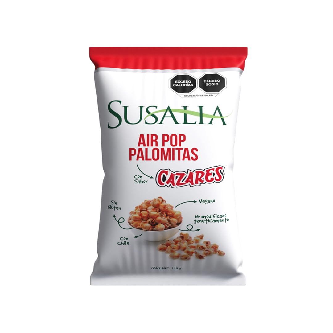 Susalia Palomitas Air Pop sabor Cazares 110g