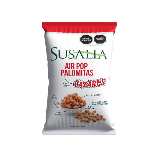 Susalia Palomitas Air Pop sabor Cazares 110g