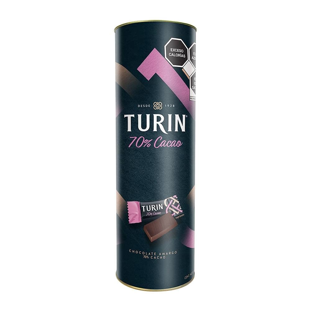 Turin - Turin Chocolate 70% Cacao Tubo 175 grs