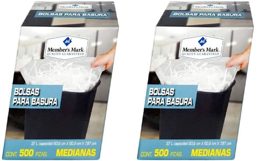 Member´s Mark - Bolsas para Basura Member's Mark Medianas con 500 Piezas (2-con 500 Piezas)