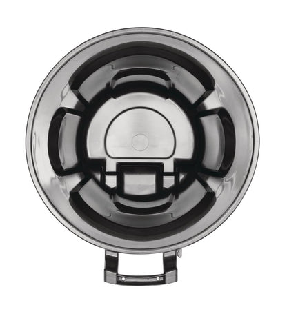 Rubbermaid Roughneck - Papelera enrollable, 32 galones, color negro