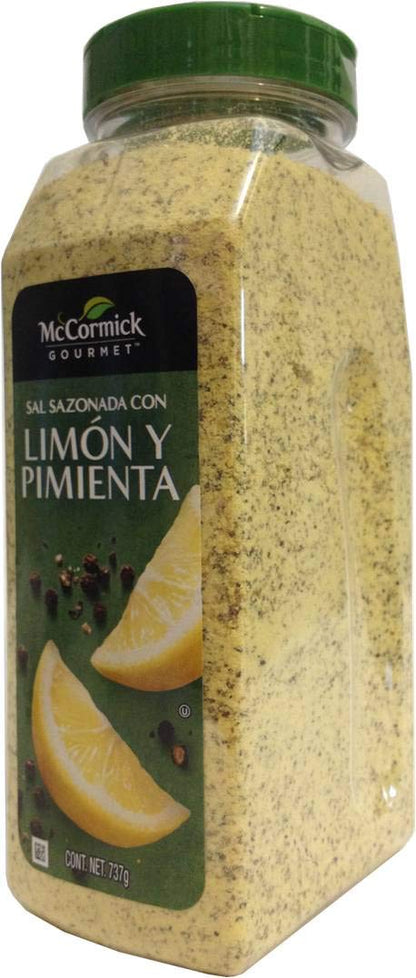 Mccormick Gourmet Sal Sazonada Con Limón Y Pimienta - 737 G