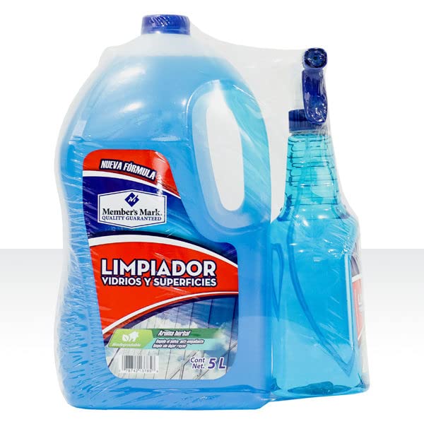 Member´s Mark - Limpiador Líquido Member's Mark Vidrios Y Superficies De 5 L