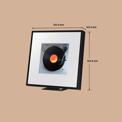 Samsung Music Frame Speaker HW-LS60D/ZF, Wireless Music Streaming, Dolby Atmos 3D, Frame Design con Fondo Personalizable, Wide Sweet Spot, Alexa Integrado, Compatible con Google Home y AirPlay