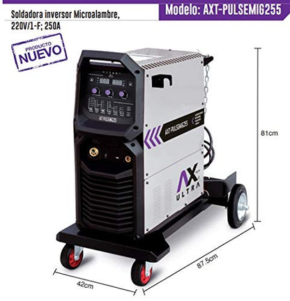 AXT-PULSEMIG255 SOLDADORA INVERSOR MICROALAMBRE 220V 7 1F, 250A