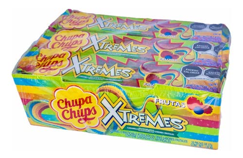 Xtremes Chupa Chups Arcoiris Frutales 18 Piezas