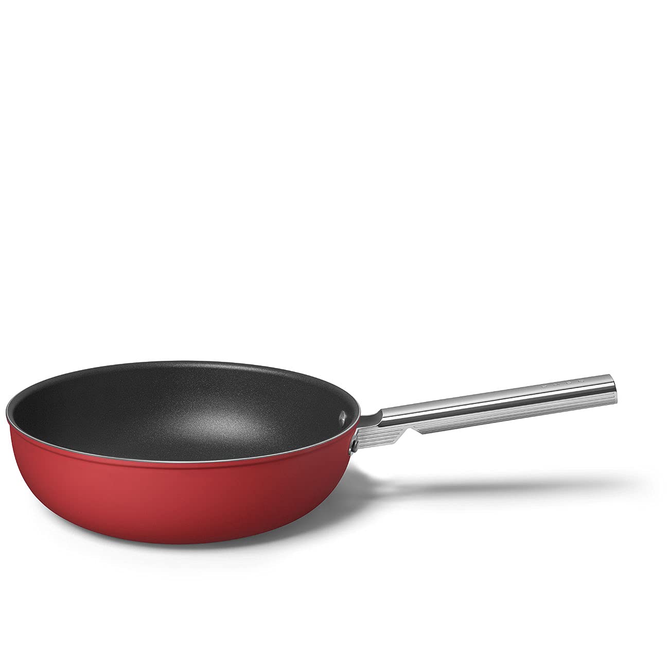 Smeg Cookware Rojo Wok de 12 pulgadas