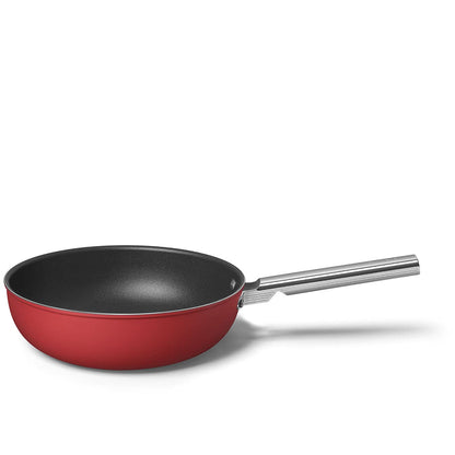Smeg Cookware Rojo Wok de 12 pulgadas