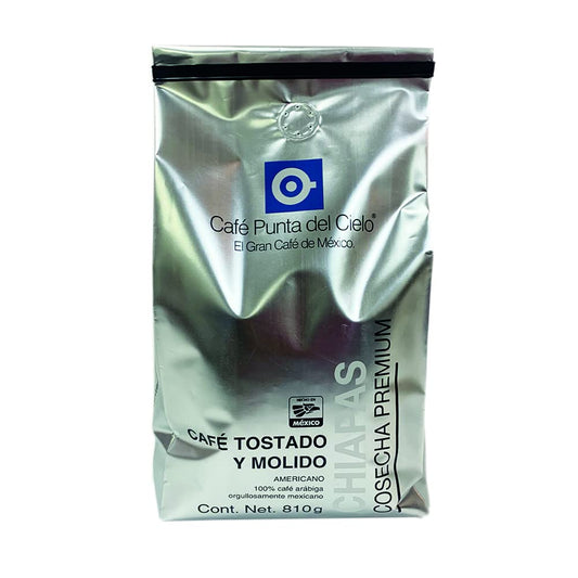 Café Punta del Cielo, CAFÉ AMERICANO REGIÓN CHIAPAS COSECHA PREMIUM PORC. 810 g, 810 gramos