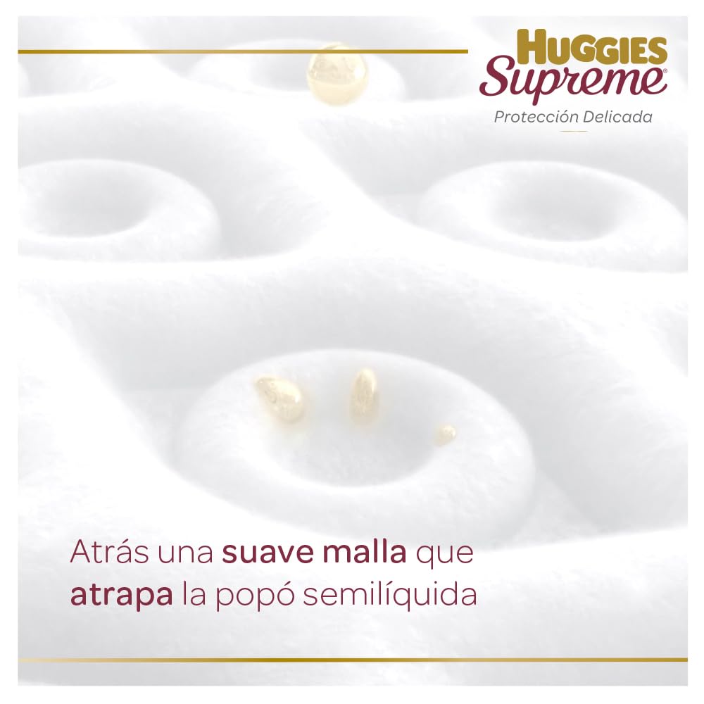 Huggies Supreme Pañal Desechable para Bebé, Etapa 1 Unisex, Caja con 240 Piezas, Ideal para Bebés de 3 a 5.5 kg