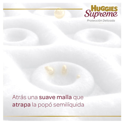 Huggies Supreme Pañal Desechable para Bebé, Etapa 1 Unisex, Caja con 240 Piezas, Ideal para Bebés de 3 a 5.5 kg