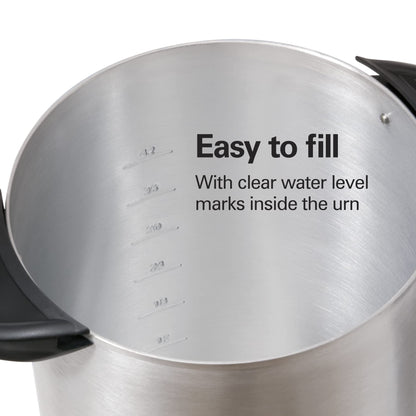 Hamilton Beach - Hamilton Beach 40519 - Urna de café (45 tazas, acero inoxidable)