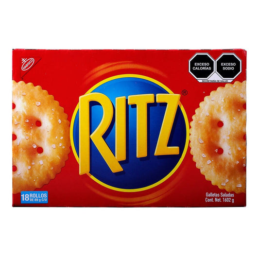 Ritz - Galletas Saladas Ritz, 18 paquetes de 89 gramos cada una. Desde 1953