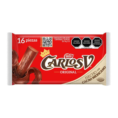 Carlos V Chocolate Mexicano 16 pz