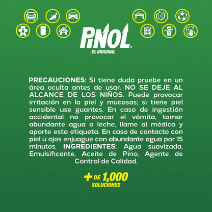 Pinol Limpiador Multiusos 9 Lt verde, Pack of 1