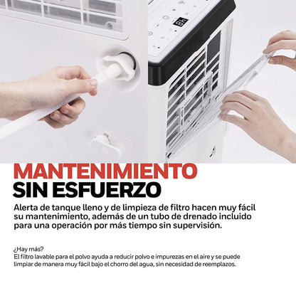 Honeywell Deshumidificador Inteligente TP50AWKN con Wi-Fi y Control de Voz con Amazon y Google. Energy Star de Eficiencia Energética. Deshumidifica hasta 23.6 Litros/50 Pintas bajo la Norma ASHRAE.