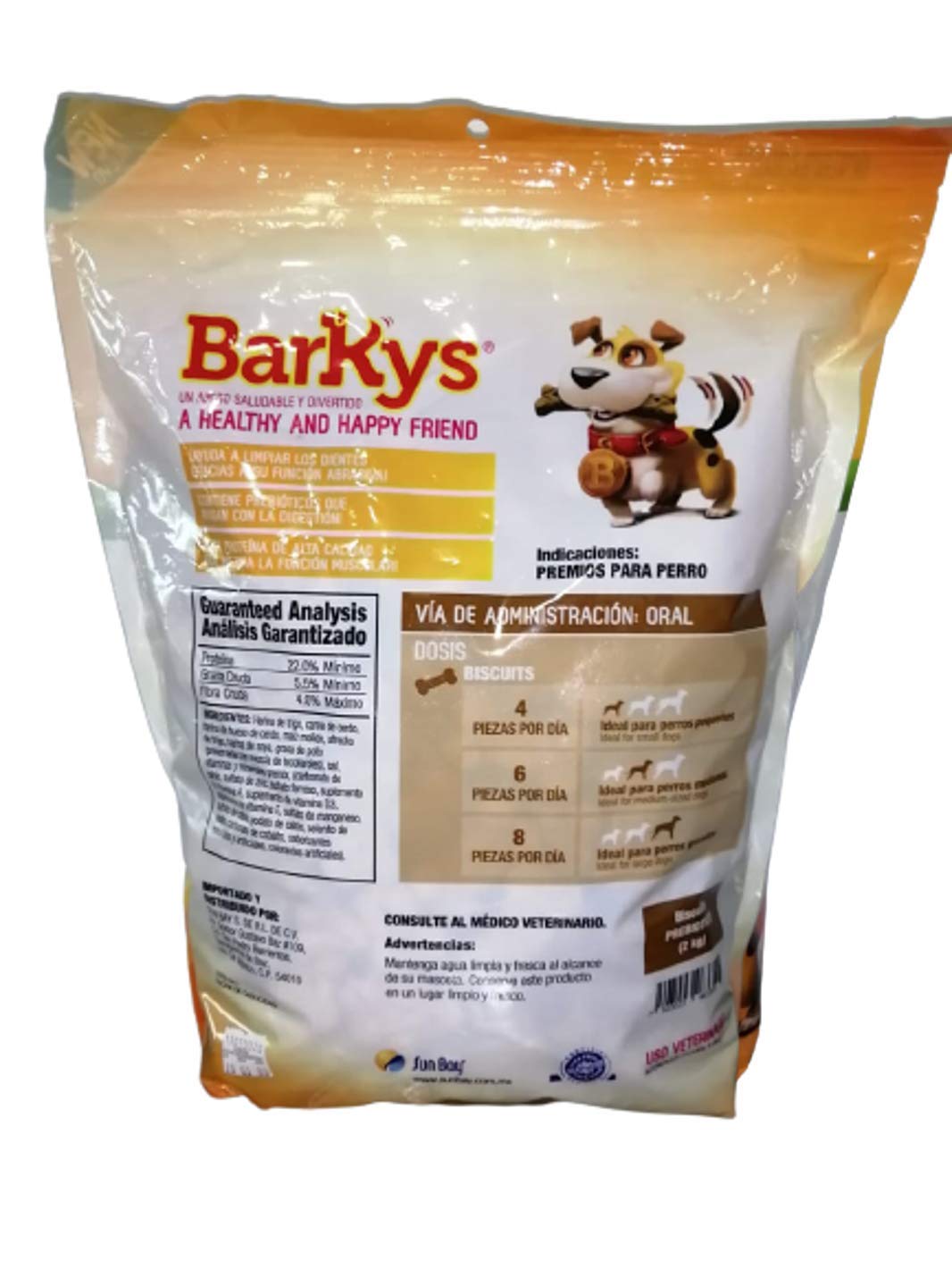 BARKYS Premios para Perro Biscuits Prebiótico 2kg
