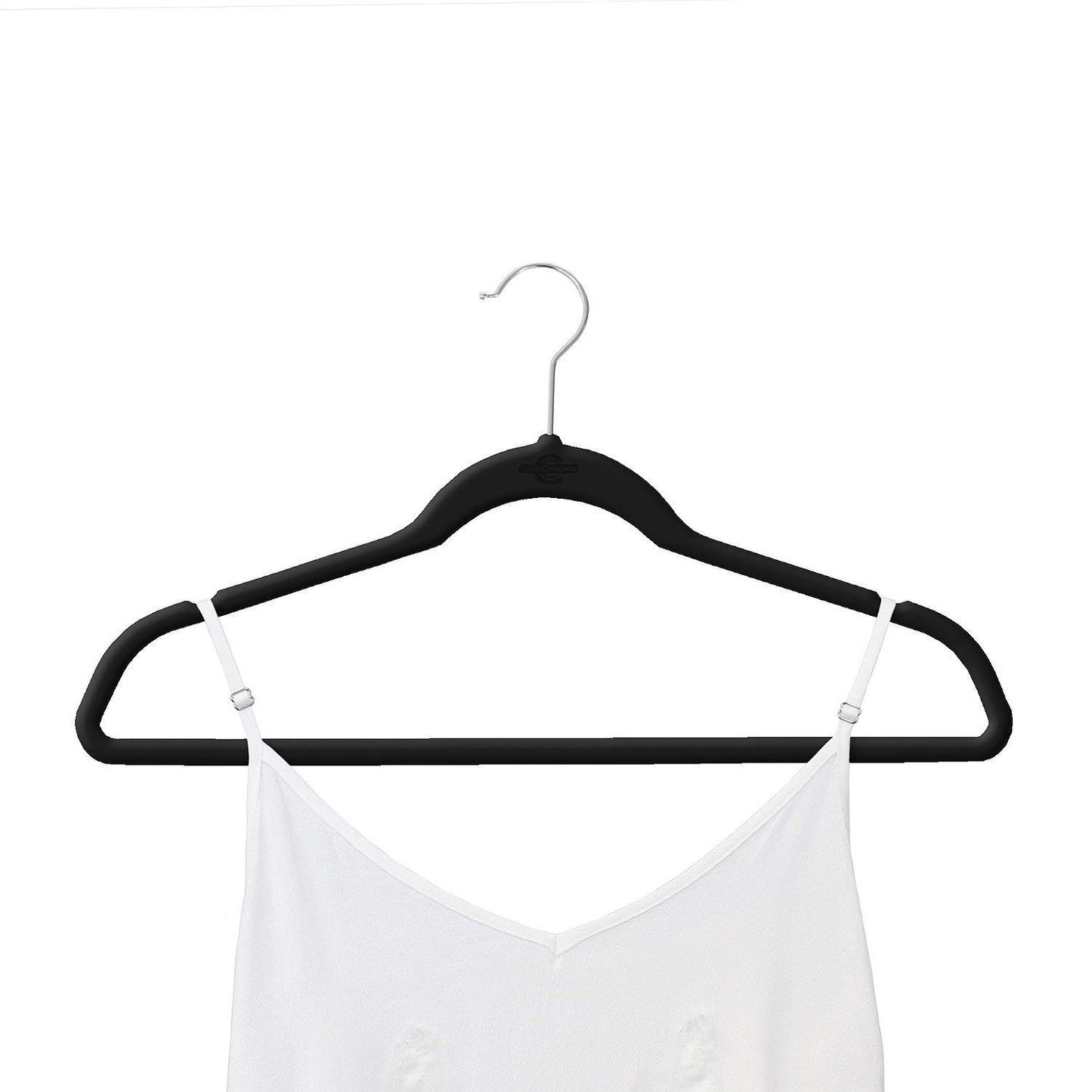 Members Mark Elite - Perchas de Terciopelo con Ganchos Dorados (50 Unidades)