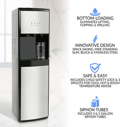 Members Choice - Dispensador de Agua Kool Factory Silver