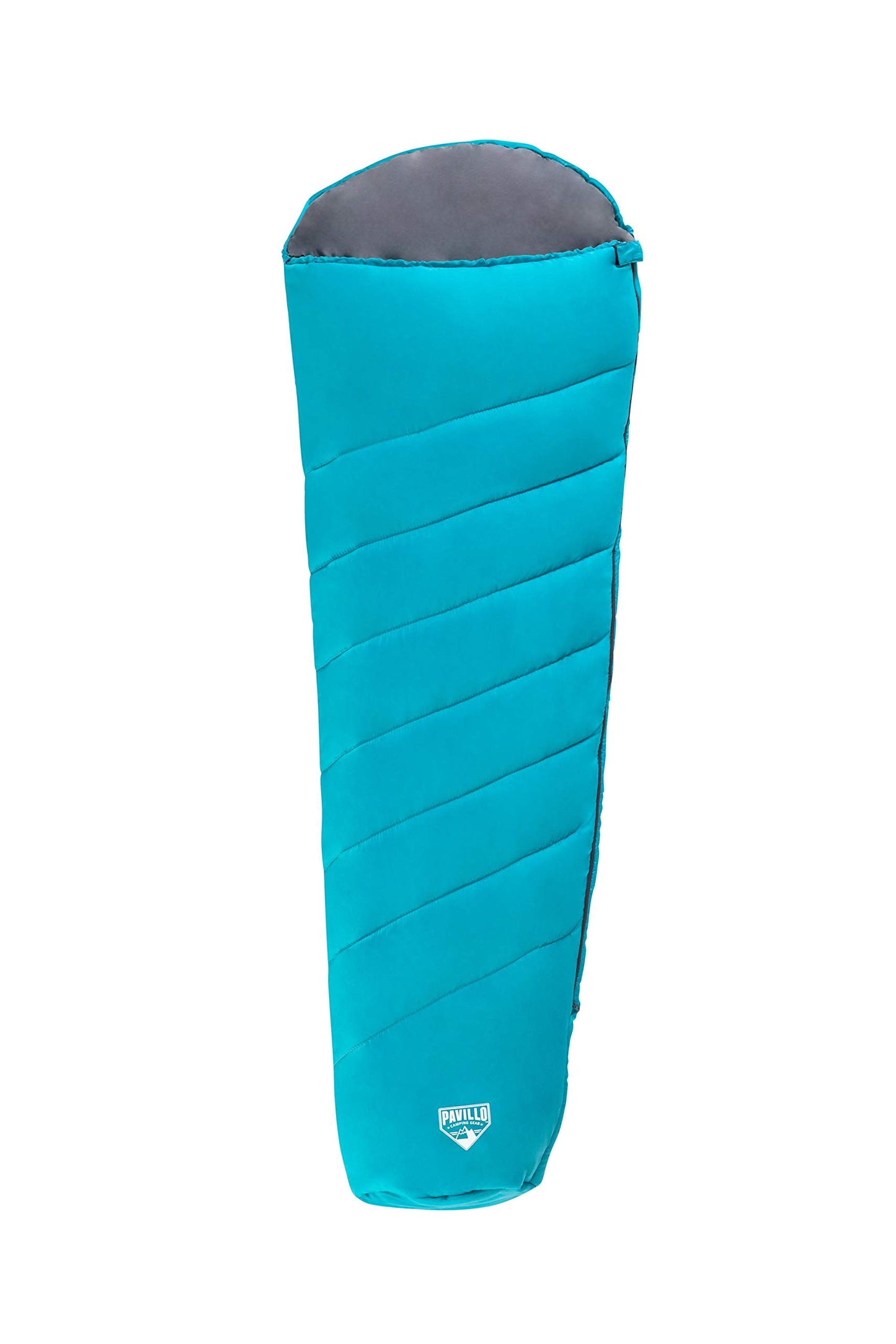 Bestway Bolsa de Dormir de 87" x 30" x 20"/2.20m x 75cm x 50cm Hiberhide 10 Sleeping Bag, Azul y Gris (Azul)