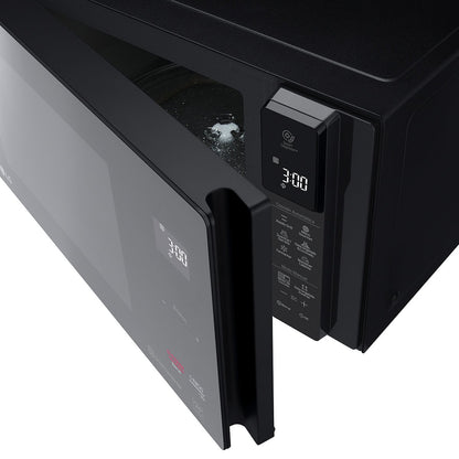 LG Microondas NeoChef Inverter con Grill, color Negro, 1.5 Pies Cúbicos