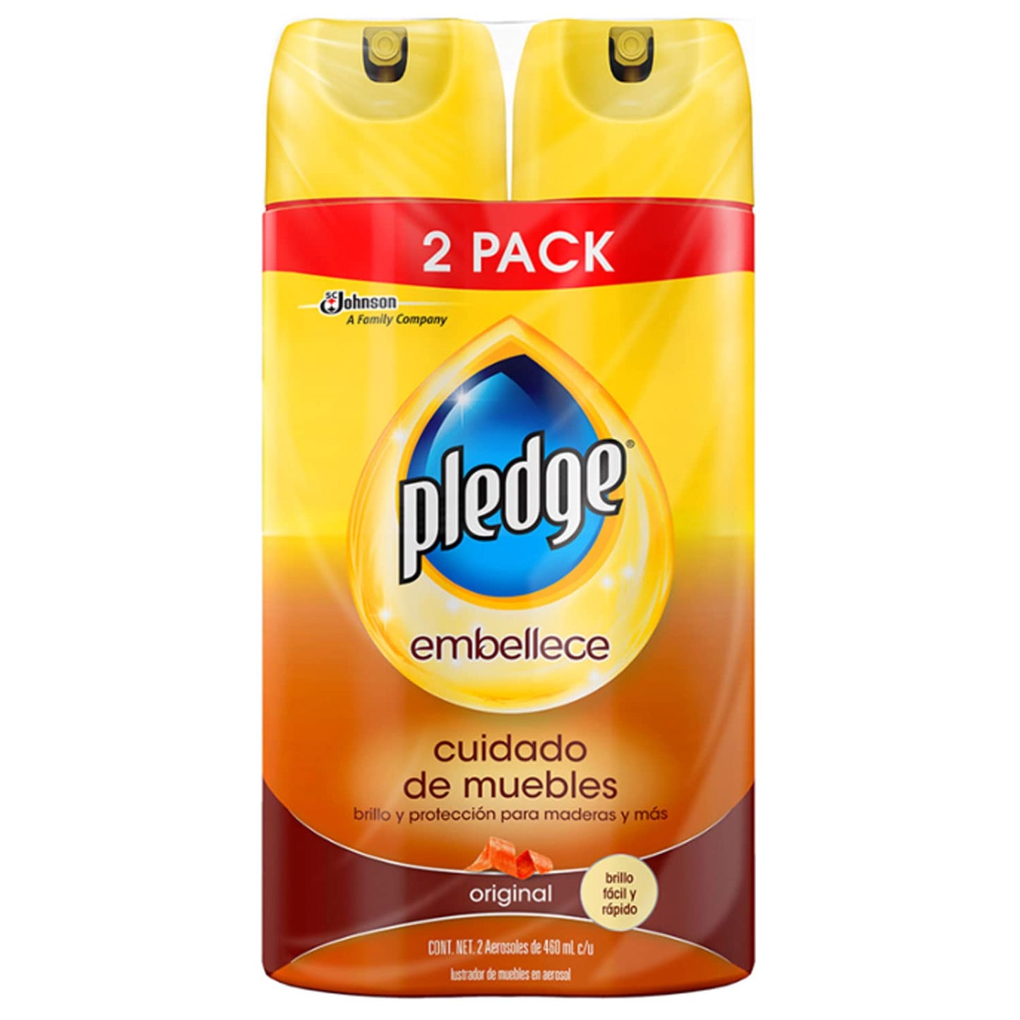 Pledge Limpiador de Maderas 2 pzas de 460 ml