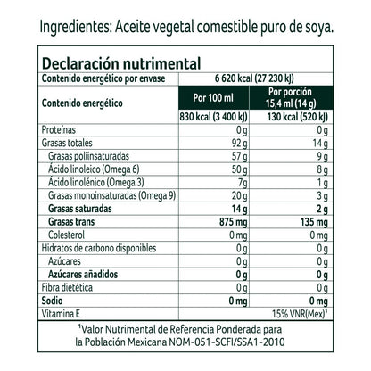 Nutrioli - Aceite de Soya Nutrioli Tripack 946 ml