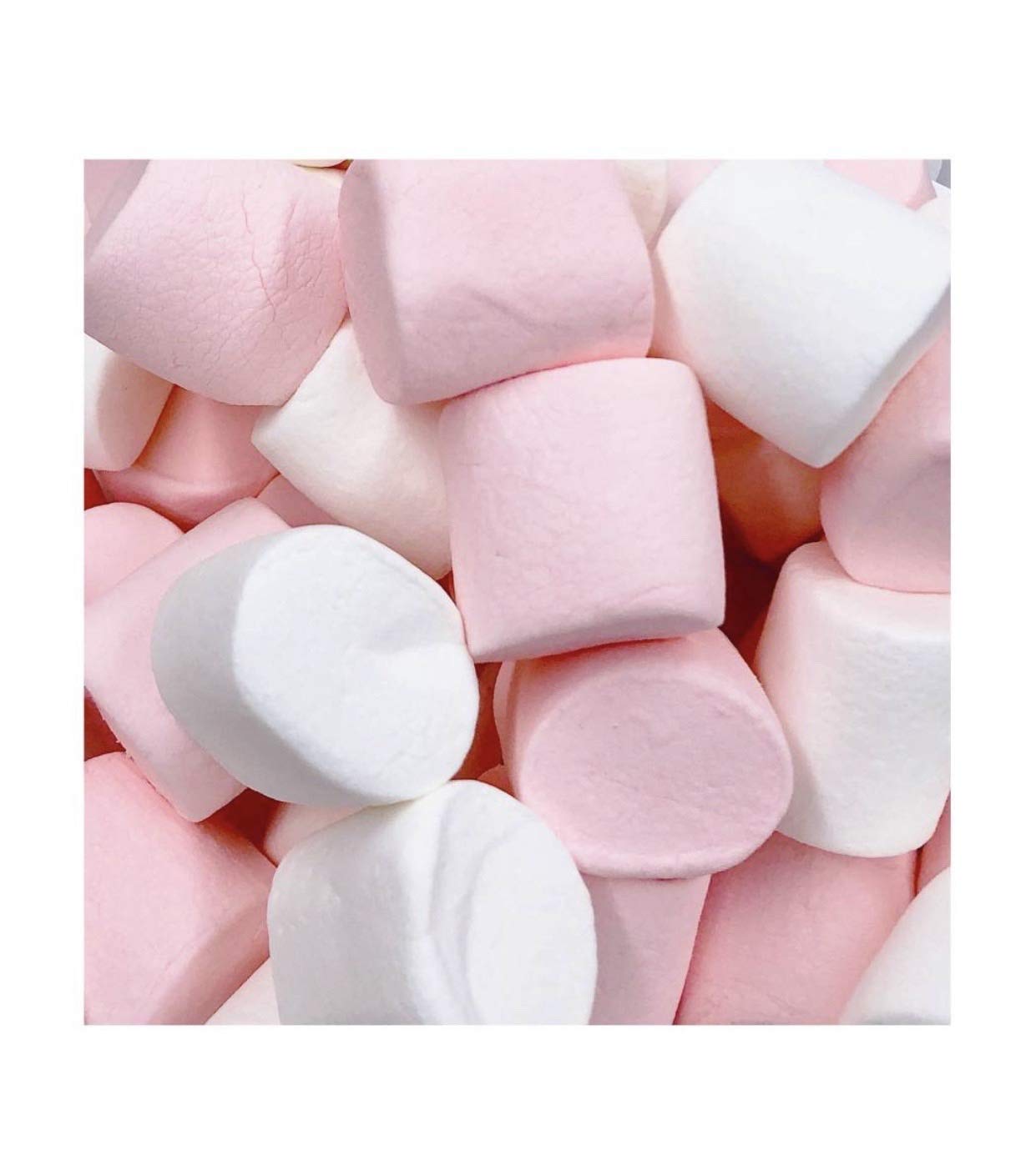 Member's Mark - DULCES MALVAVISCOS BOMBONES MEMBER'S MARK FRESA Y VAINILLA BOLSA GRANDE DE 1 KILOGRAMO SNACK NEGOCIO FIESTAS CARAMELO PIÑATA FOGATA