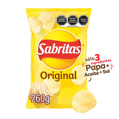 Sabritas - Papas Sabritas Sal 240g, Grande