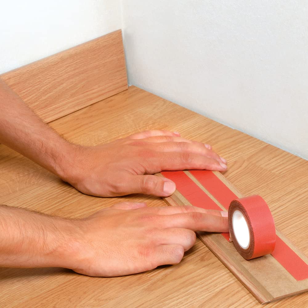 ceys Montack Cinta de agarre total instantánea XL 7,5 mts x 19 mm, cinta 7,5 m x 19 mm, rojo