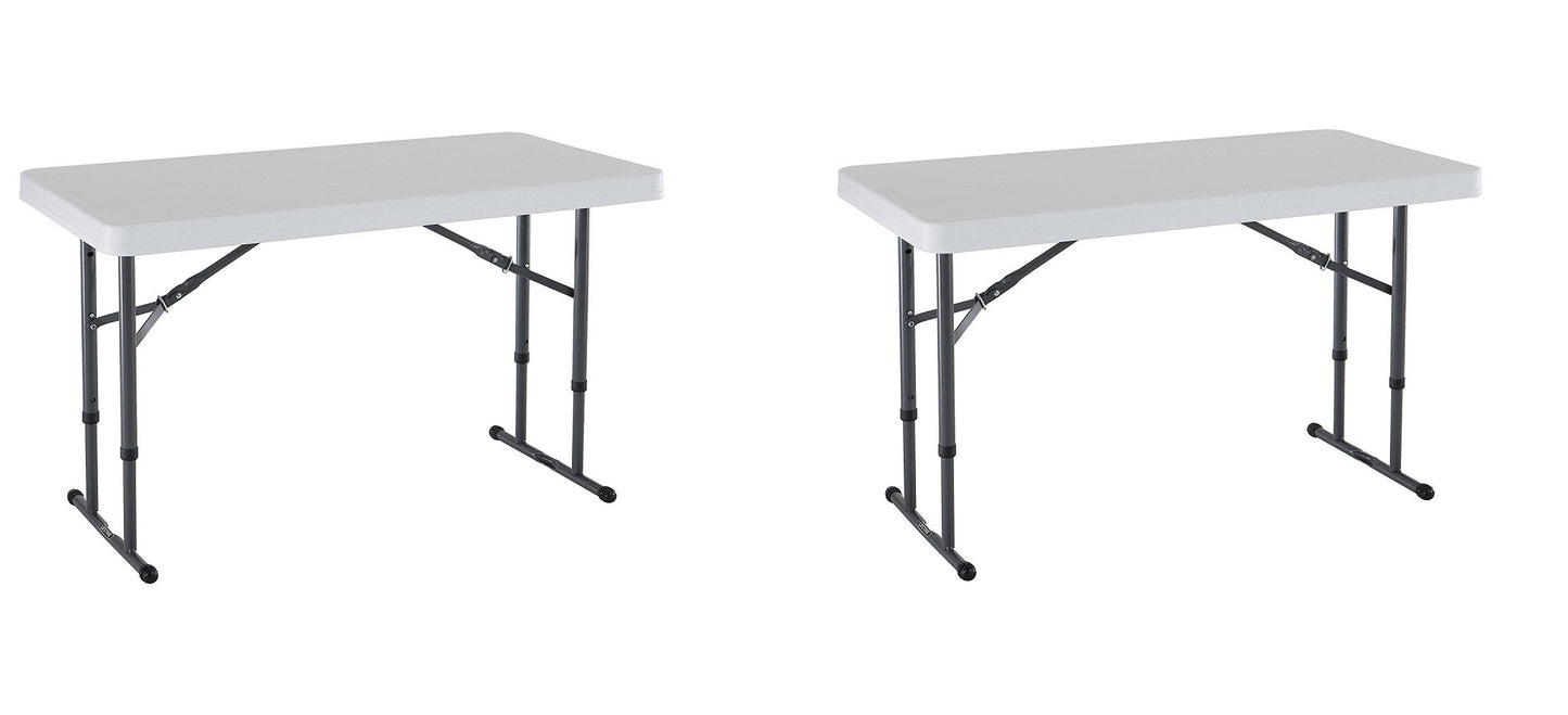 Lifetime Commercial - Mesa Plegable de Altura Ajustable