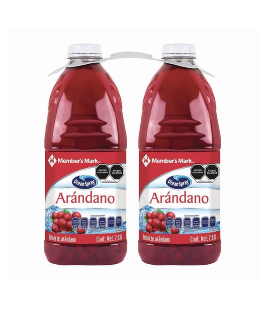 Member's Mark - Jugo De Arándano Members Mark - 2 Botellas De 2.83 Litros Total 5.66 Litros
