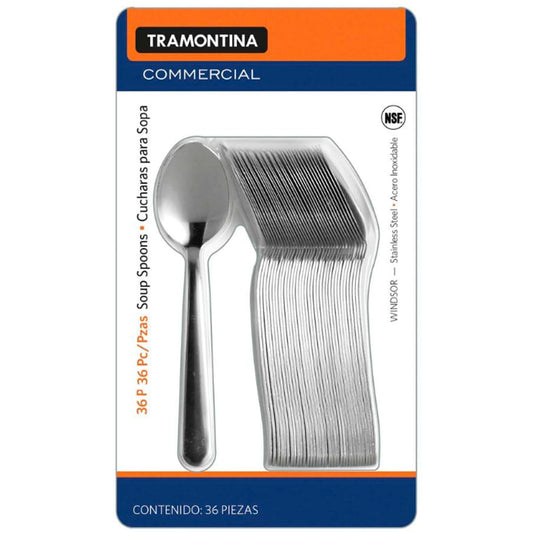 Cucharas Para Sopa Tramontina 36pzas