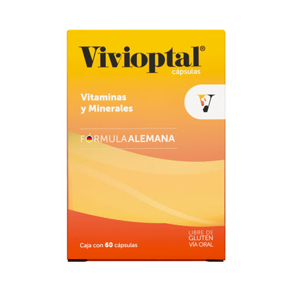 Vivioptal Multivitaminico, Caja con 60 Cápsulas