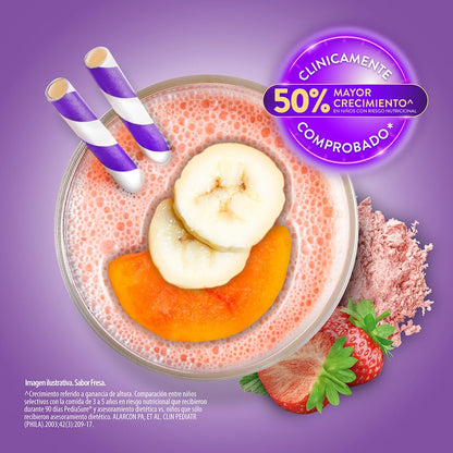 PediaSure Fresa - en Polvo, 900g, Fórmula Especializada para Niños de 1 a 10 años, Nutrientes Esenciales, Prebióticos, Proteínas, Vitaminas y Minerales, Crecimiento Clínicamente Comprobado