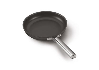 Smeg CKFF2801BLM Sartén 28 cm, color negro, antiadherente, aluminio, base patentada