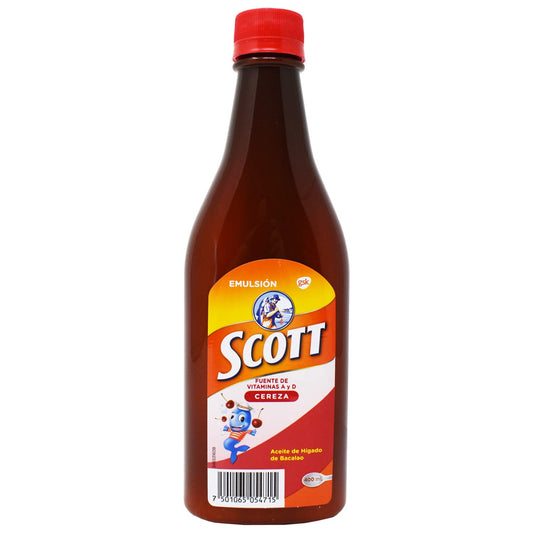Scott Emulsion - Emulsion Scott Cereza (Cherry) 400 Ml.