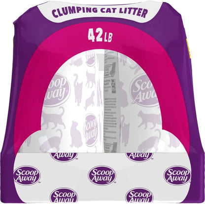 Scoop Away Instant Arena para gatos aglutinante control de olores 17.2kg /38LB (4 paquetes resellables de 4.31kg)