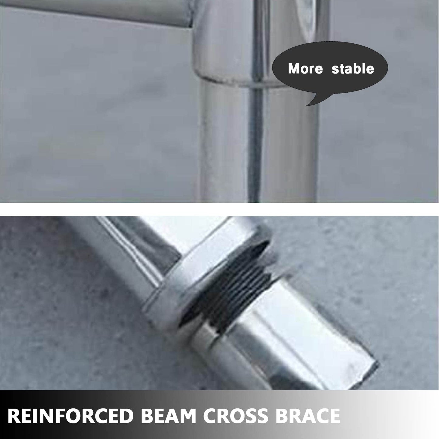 Fregadero de un solo tazón Fregadero de acero inoxidable Estación de lavado de manos independiente Fregaderos de preparación para interiores y exteriores con escurridor y grifo, plateado