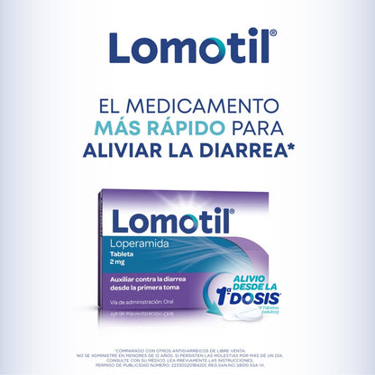 Johnson's - Lomotil 8 tabletas 2 mg