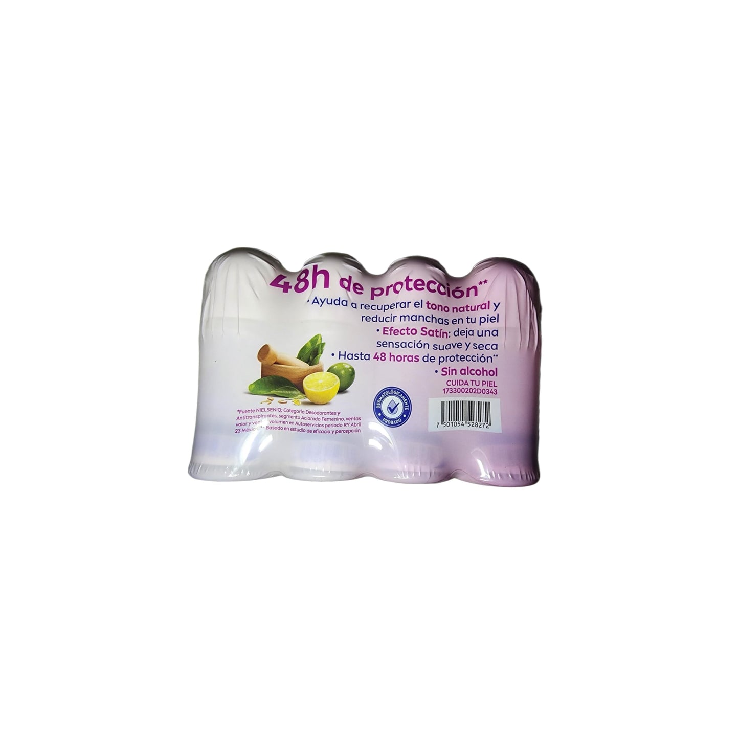 Nivea Desodorante Blanqueador Nivea, Paquete De 4, Aclarado Natural, 50 Mililitros, 1,7 Onzas Líquidas, 50,0 Mililitros 0,43 Onzas Líquidas (Paquete De 4)