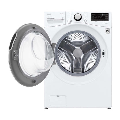 Lavadora LG Carga Frontal WM22WV26SR Inteligente Inverter AI DD (Inteligencia Artificial) con Conectividad LG ThinQ 22 Kg - Blanco