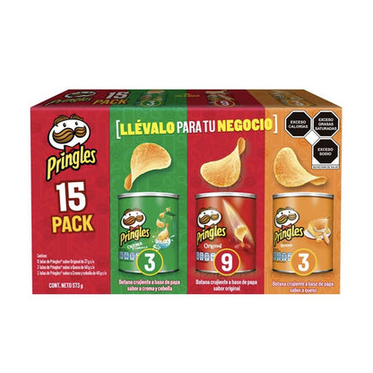 Pringles - Pringles Mix 15 pzas de 37 y 40 g c/u