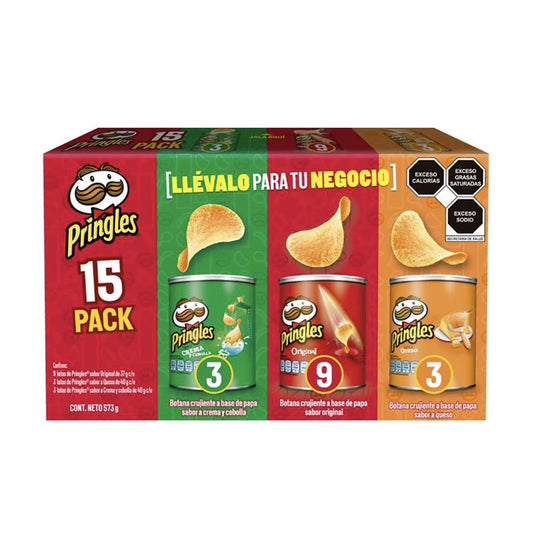 Pringles - Pringles Mix 15 pzas de 37 y 40 g c/u