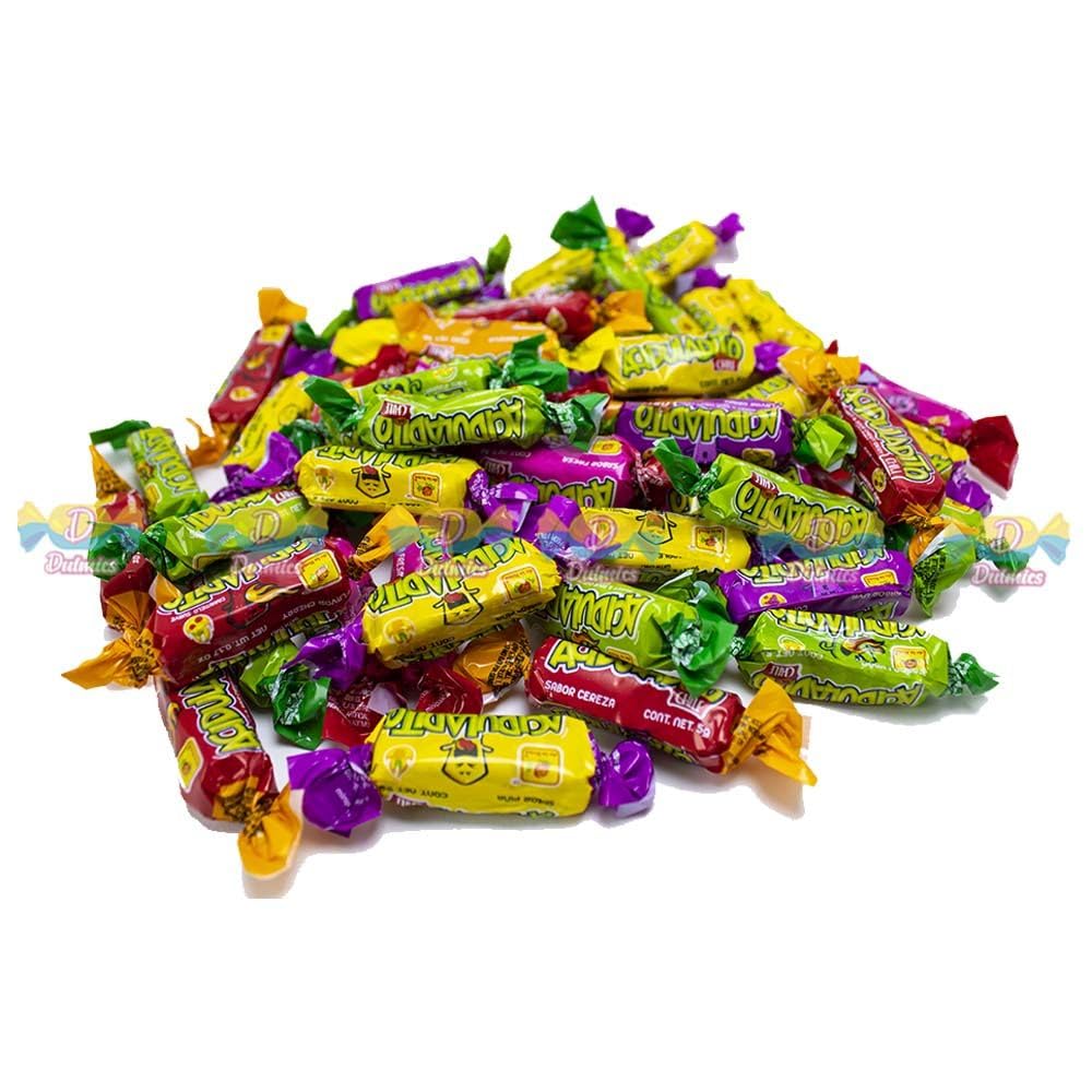 de la Rosa - De La Rosa - Caramelos Suaves Acidulados Con Chile Caramelos Mexicanos 100 Unidades 500g